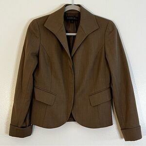 Lafayette 148 | Wool blend light brown suit jacket/blazer Womens size 2 stretch